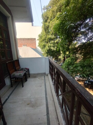 Balcony in 3 BHK Builder Floor at Sushant Tower, Sector 56 – for Rent