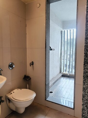 Bathroom in 2 BHK Apartment at Sadguru Complex I, Goregaon East – for Rent