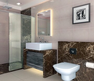 Bathroom in 2 BHK Apartment at Newlook Bhavya Elite, Wadala – for Sale