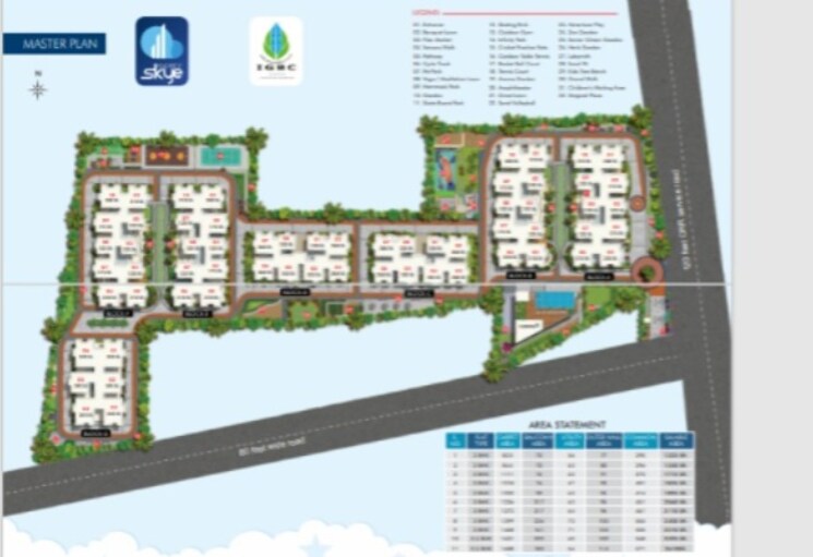 Master Plan, radhey-skye 3.5 Bedroom 2595 Sq.Ft. Apartment In Velmala Hyderabad 8138106