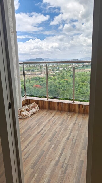 Balcony in 2.5 BHK Apartment at Kolte Patil Life Republic, Hinjewadi – for Rent