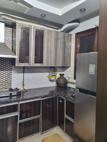 Kitchen in 2 BHK Builder Floor at Madhuban Chowk – for Rent