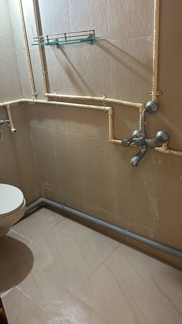 Bathroom in 2 BHK Apartment at Avarsekar Srushti, Prabhadevi – for Rent