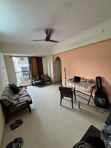 Living Room in 1 BHK Apartment at Mahape – for Rent