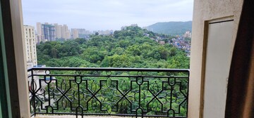 Balcony in 3 BHK Apartment at Hiranandani Acacia, Ghodbunder Road – for Rent
