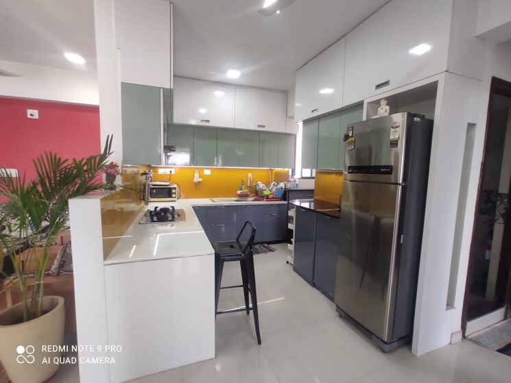 Kitchen, khodiyar 3 Bedroom 1500 Sq.Ft. Apartment In Khodiyar Ahmedabad 8138465