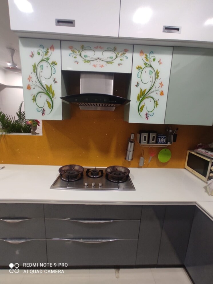 Kitchen, khodiyar 3 Bedroom 1500 Sq.Ft. Apartment In Khodiyar Ahmedabad 8138465