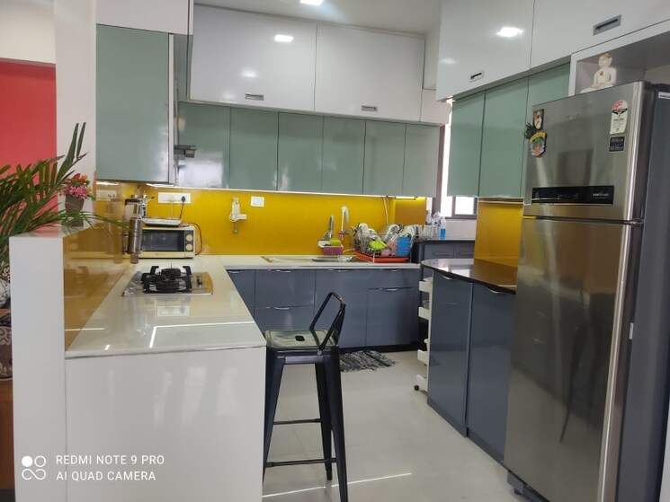 Kitchen, khodiyar 3 Bedroom 1500 Sq.Ft. Apartment In Khodiyar Ahmedabad 8138465