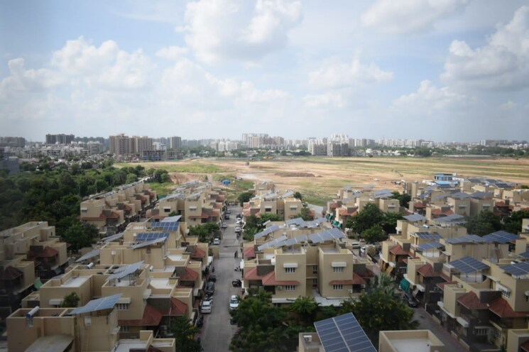 Exterior View, khodiyar 3 Bedroom 1500 Sq.Ft. Apartment In Khodiyar Ahmedabad 8138465