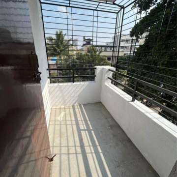 Balcony in 1 BHK Apartment at Wadgaon Sheri – for Rent