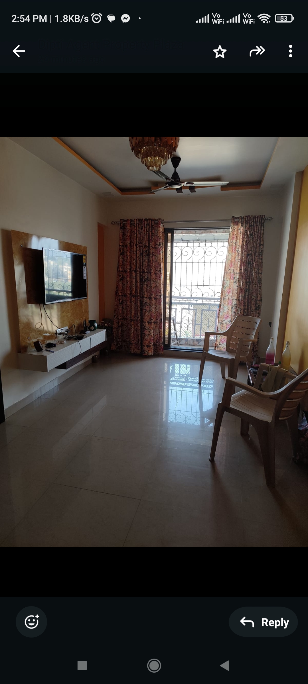 1 BHK + Pooja Room Apartment For Sale in Khodiyar Kunj CHS