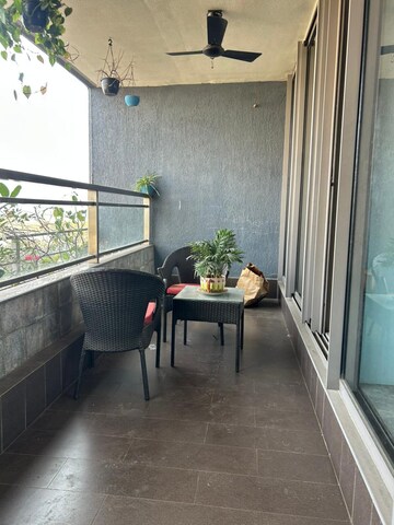 Balcony in 3 BHK Apartment at The Wadhwa The Address, Ghatkopar West – for Rent