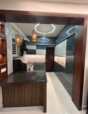 Kitchen in 3 BHK Apartment at Golf Edge, Gachibowli – for Rent