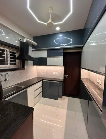 Kitchen in 3 BHK Apartment at Golf Edge, Gachibowli – for Rent