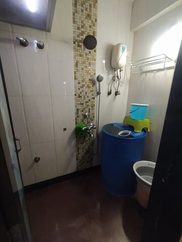 Bathroom in 1 BHK Apartment at Mahavir Tower Ghansoli, Ghansoli – for Rent