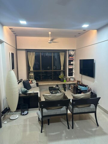 Living Room in 2 BHK Apartment at Hyde Park Galaxy, Manpada – for Sale