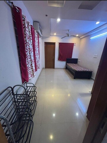 Staircase in 3 BHK Apartment at Golf Edge, Gachibowli – for Rent