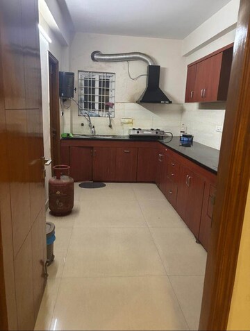 Kitchen in 3 BHK Apartment at Golf Edge, Gachibowli – for Rent