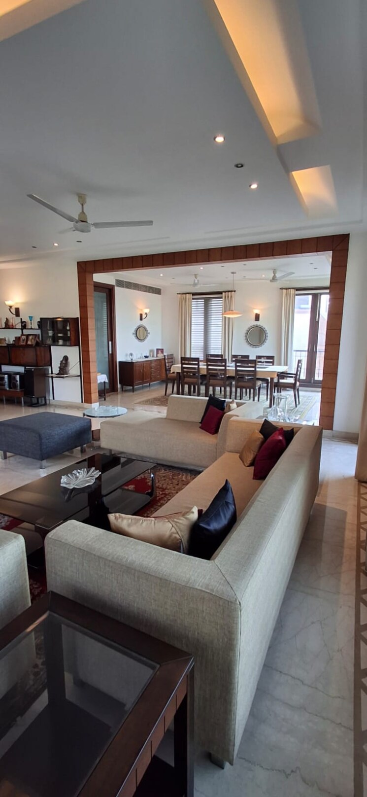 Living Room, greater kailash ii 3 Bedroom 1000 Sq.Ft. Apartment In Greater Kailash ii Delhi 8139254