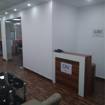 Kitchen in  Office Space at Ramesh Nagar – for Rent