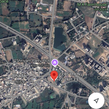 Plot – Map Location View at Bhadaj - for Sale