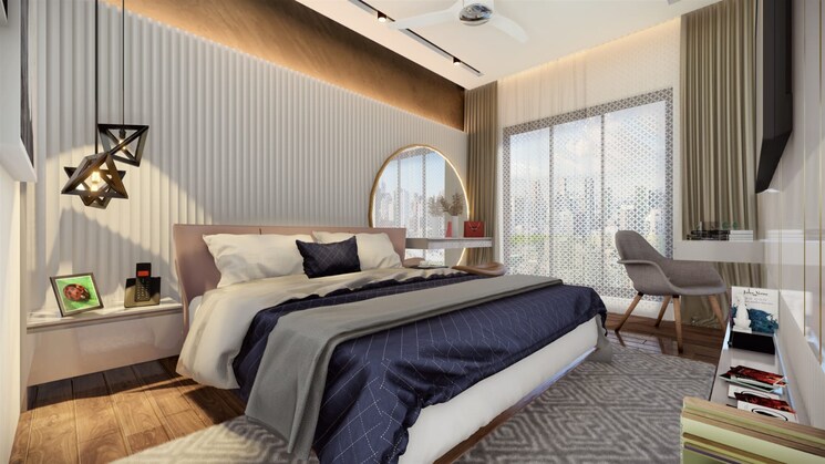 Bedroom, sonam-indradhanush 2 Bedroom 762 Sq.Ft. Apartment In Kashimira Thane 8139332
