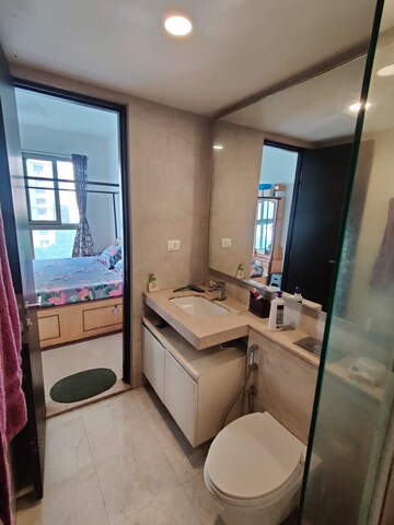 Living Room in 2 BHK Apartment at Hiranandani Atlantis, Powai – for Rent