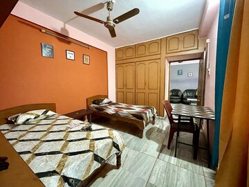 Living Room in 3 BHK Apartment at Bahu Bazar – for Rent