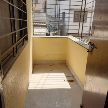 Balcony in 1 BHK Apartment at Wadgaon Sheri – for Rent