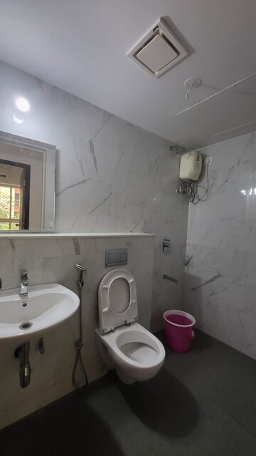 Bathroom in 2.5 BHK Apartment at Dombivli East – for Rent
