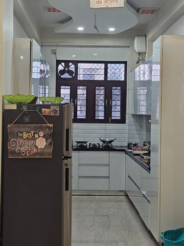 Kitchen in 3 BHK Builder Floor at RWA Residential Society Sector 46, Sector 46 – for Rent