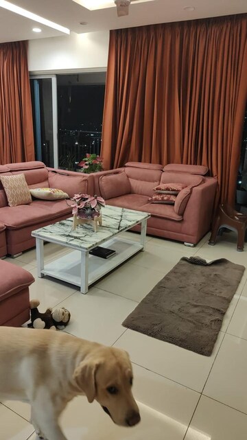 Living Room in 1 BHK Apartment at Kumar Paradise Pune, Magarpatta City – for Sale