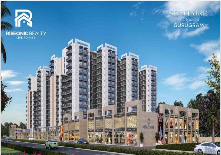 Exterior View, riseonic-solitaire 2 Bedroom 630 Sq.Ft. Apartment In Sector 70 Gurgaon 8140270