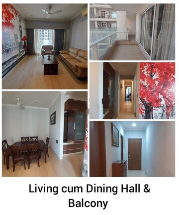 Kitchen in 3 BHK Apartment at Omkar Alta Monte, Malad East – for Rent