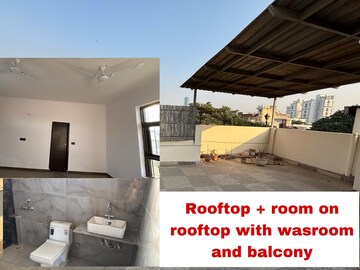 Living Room in 3 BHK Builder Floor at Uppal Southend, Sector 49 – for Rent