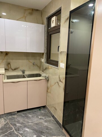 Bathroom in 3 BHK Builder Floor at Ansal Sushant Lok I, Sector 43 – for Rent