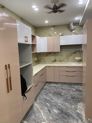 Kitchen in 3 BHK Builder Floor at Ansal Sushant Lok I, Sector 43 – for Rent