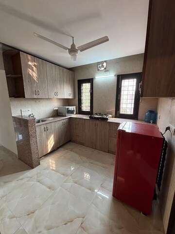 Kitchen in 2 BHK Builder Floor at Greater Kailash I – for Rent
