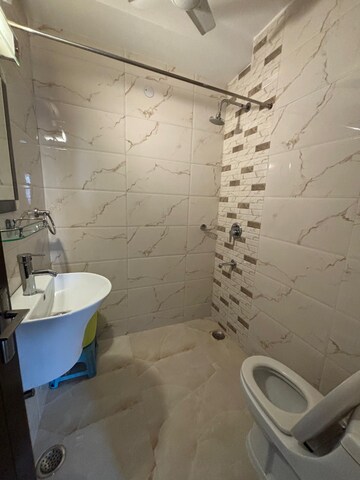 Bathroom in 2 BHK Builder Floor at Greater Kailash I – for Rent