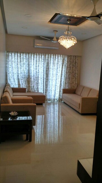 Living Room in 3 BHK Apartment at Thaltej – for Rent