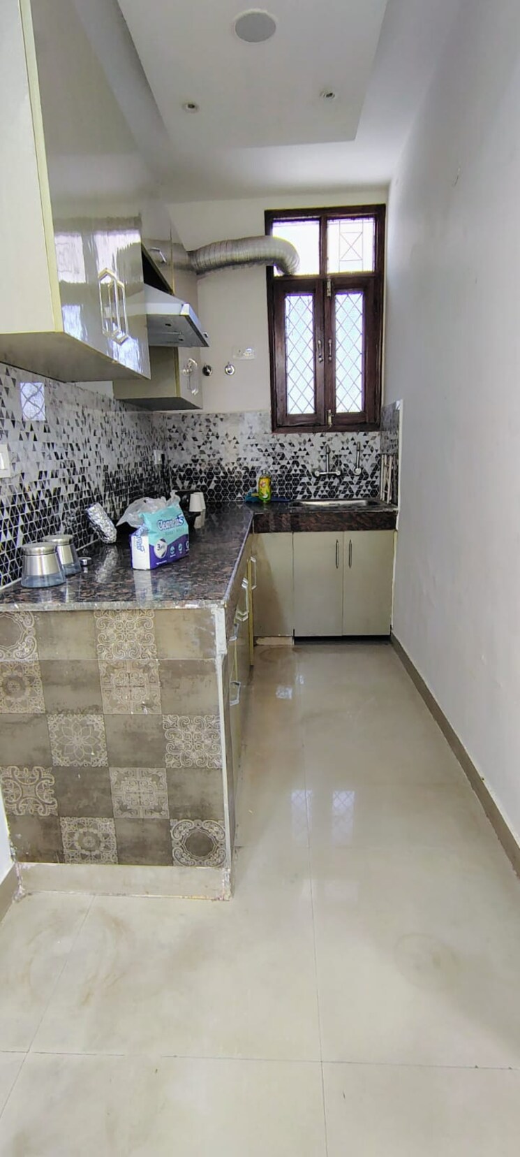 Kitchen, vasundhara sector 3 1 Bedroom 550 Sq.Ft. Builder Floor In Vasundhara Sector 3 Ghaziabad 8141060