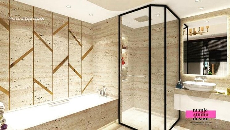 Bathroom, hubtown-sunmist 5 Bedroom 5000 Sq.Ft. Apartment In Andheri East Mumbai 8141076