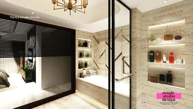 Bathroom, hubtown-sunmist 5 Bedroom 5000 Sq.Ft. Apartment In Andheri East Mumbai 8141076