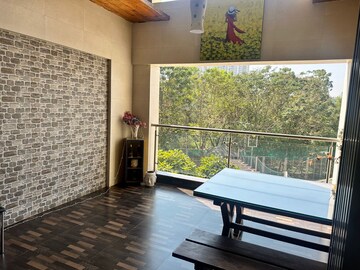 Balcony in 4 BHK Apartment at Kolte Patil 24K Glitterati, Pimple Nilakh – for Rent