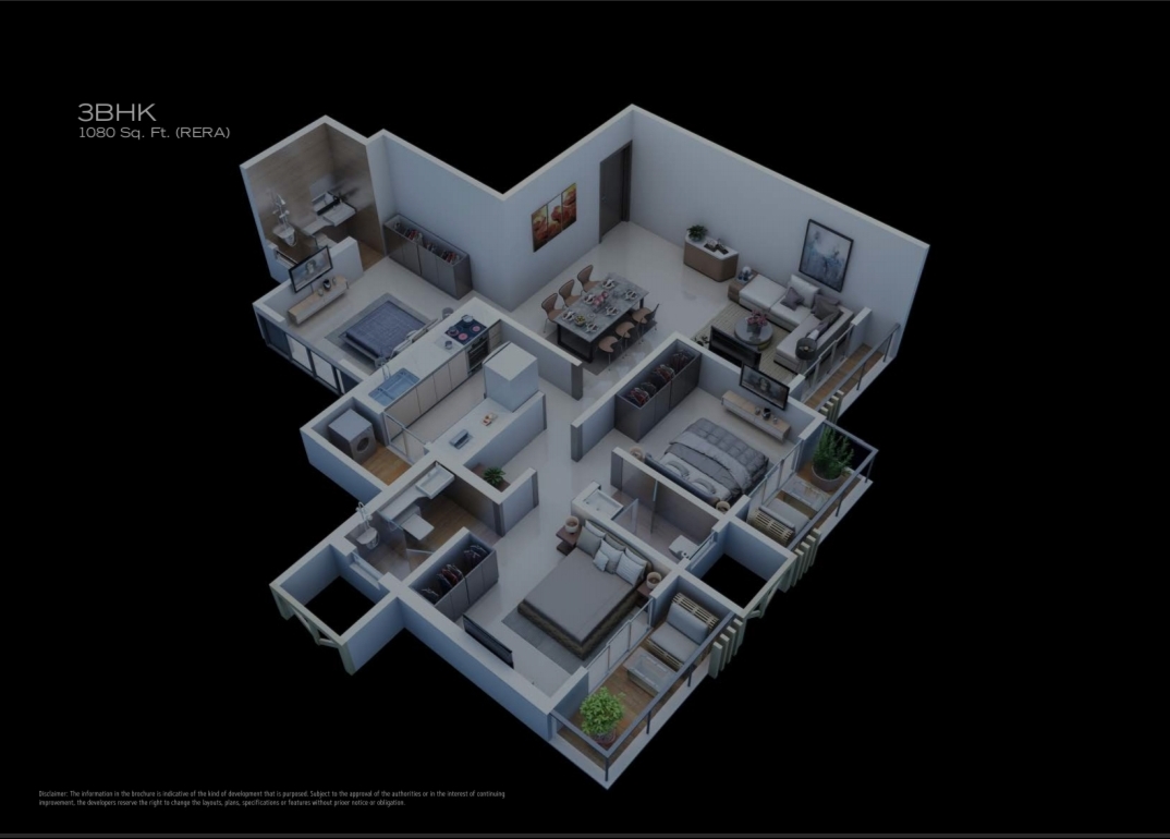 3 BHK Apartment For Sale in Dharti CHS