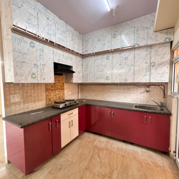 Kitchen in 3 BHK Apartment at SKA Greenarch, Panchsheel Green – for Rent
