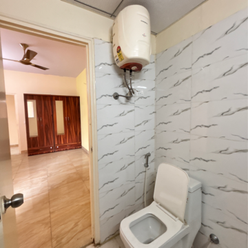 Bathroom in 3 BHK Apartment at SKA Greenarch, Panchsheel Green – for Rent