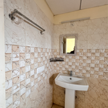 Bathroom in 3 BHK Apartment at SKA Greenarch, Panchsheel Green – for Rent