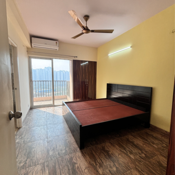 Bedroom in 3 BHK Apartment at SKA Greenarch, Panchsheel Green – for Rent