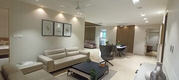 Living Room in 3.5 BHK Builder Floor at Sri Aditya Le Grandiose, Jubilee Hills – for Sale